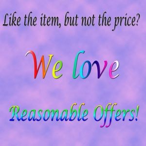 Dont hesitate to send me an offer!!